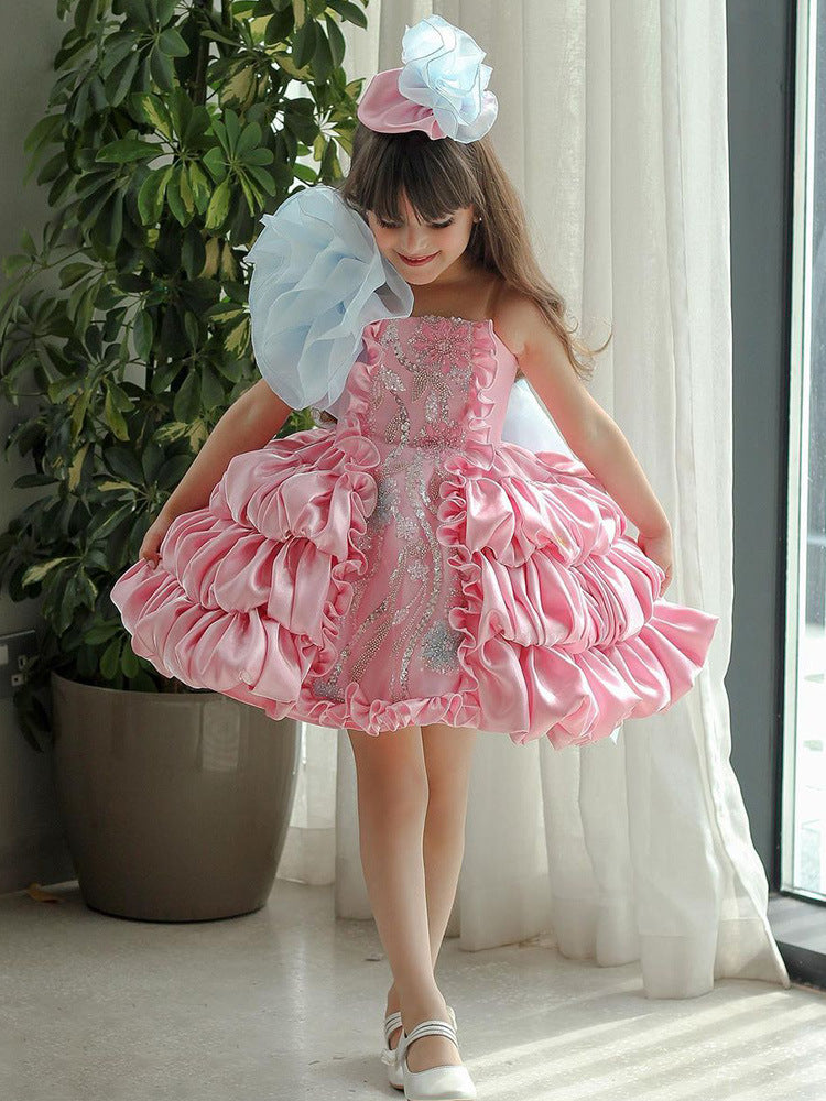 Girls Lolita Princess Bow Dress