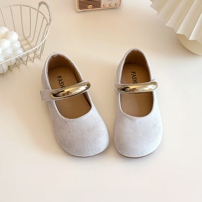 Girls Mary Jane Leather Shoes