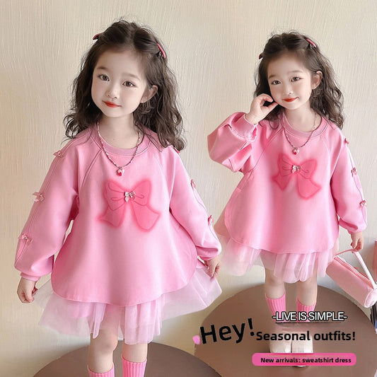 Girls Princess Mesh Dress