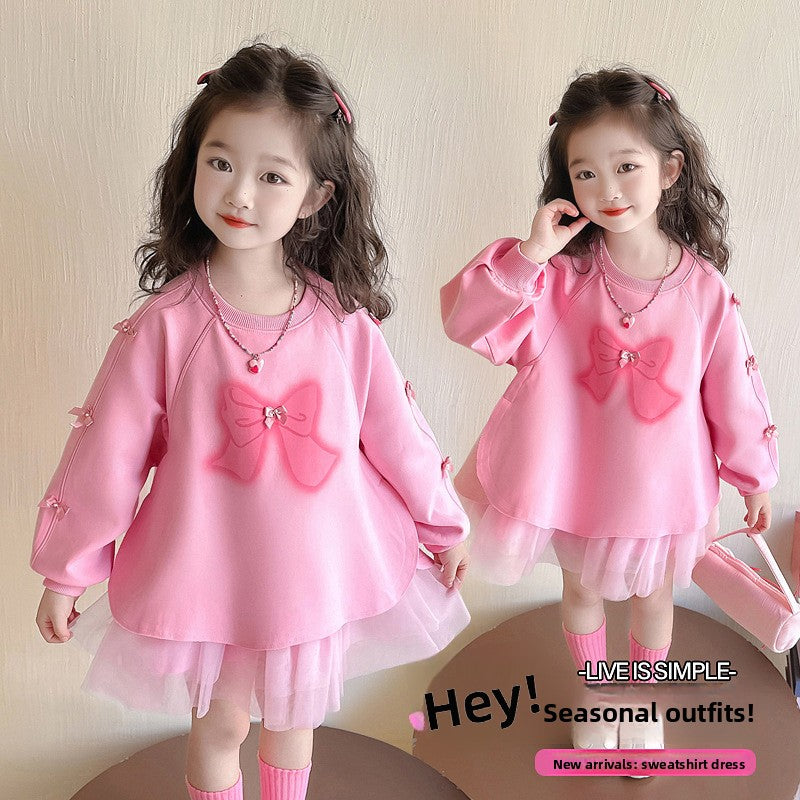 Girls Princess Mesh Dress
