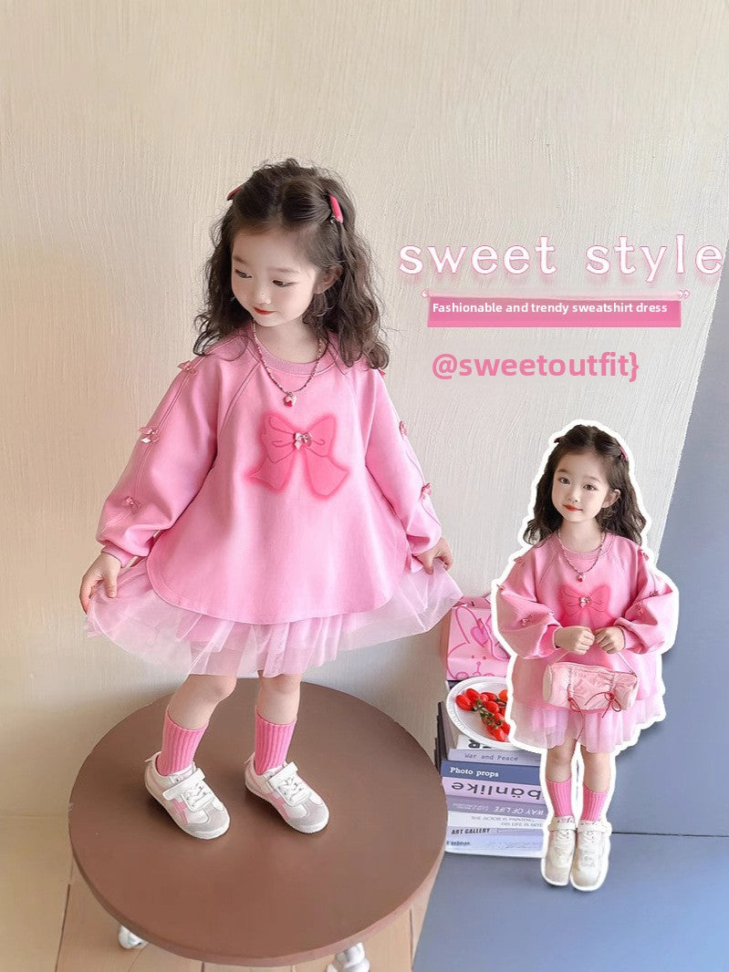 Girls Princess Mesh Dress