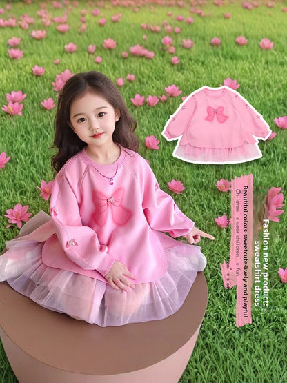 Girls Princess Mesh Dress