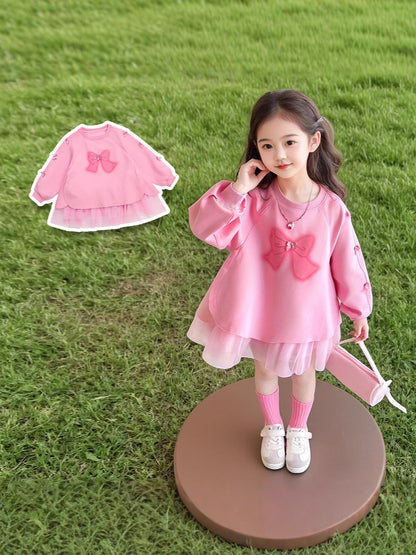 Girls Princess Mesh Dress