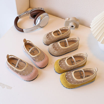 Girls Retro Mary Jane Flats