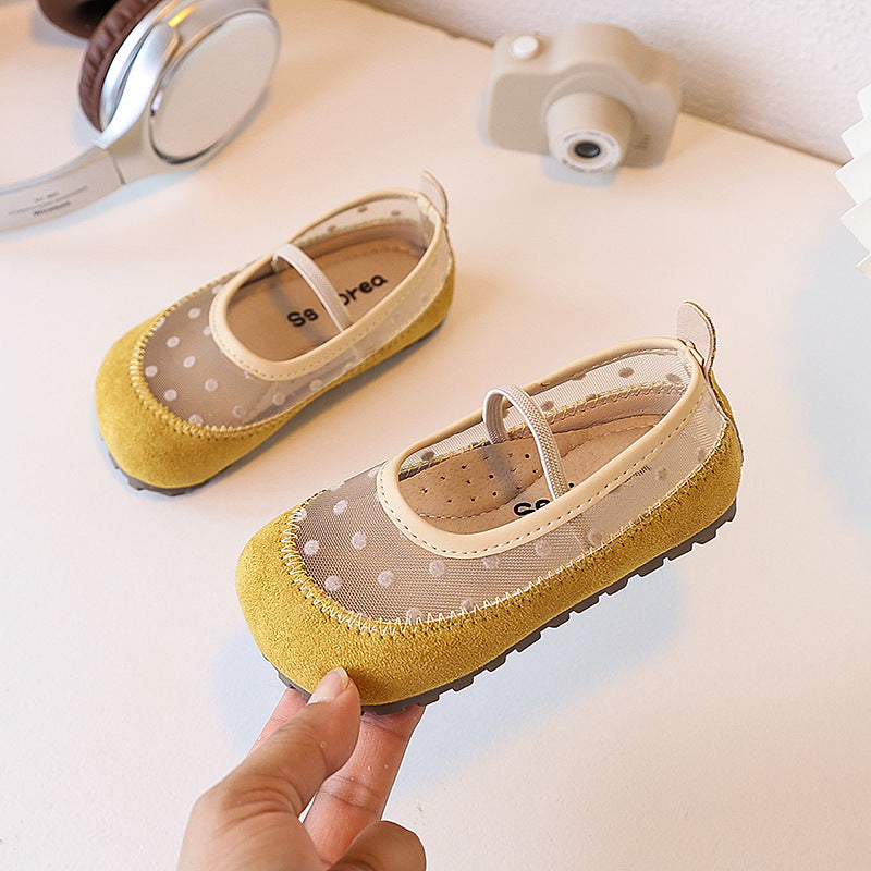 Girls Retro Mary Jane Flats