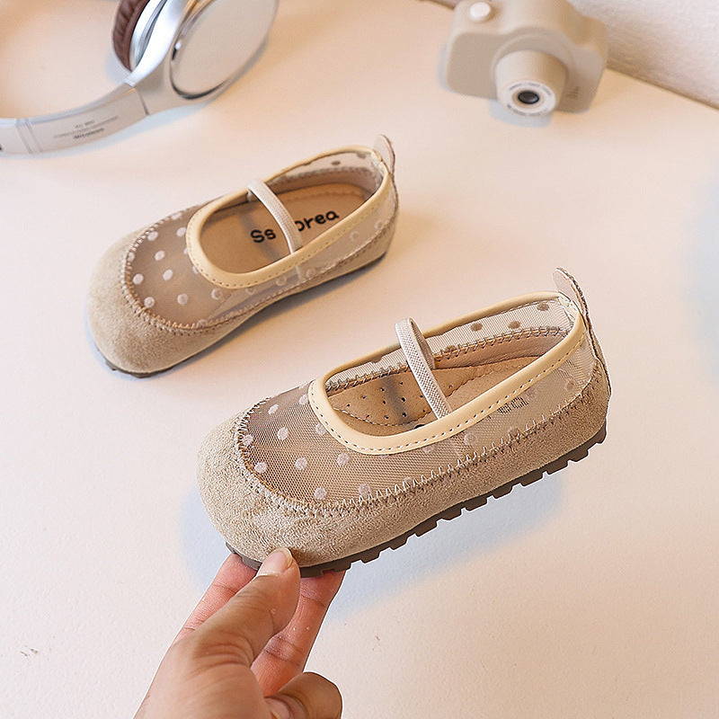Girls Retro Mary Jane Flats