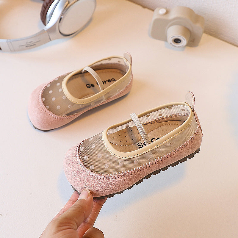 Girls Retro Mary Jane Flats
