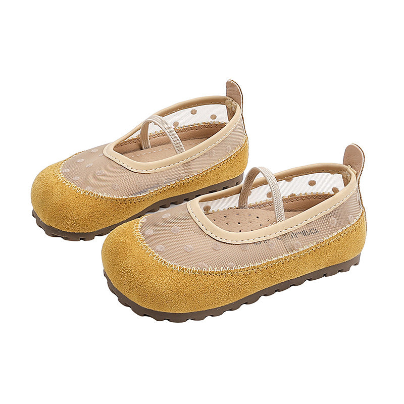 Girls Retro Mary Jane Flats