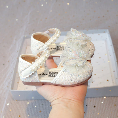 Girls Rhinestone Princess Shoes