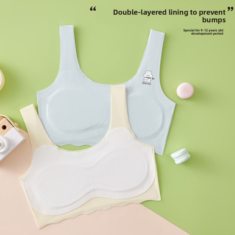 Girls Seamless Ice Silk Tube Top