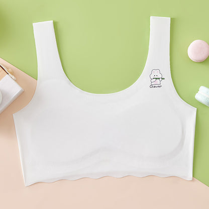 Girls Seamless Ice Silk Tube Top