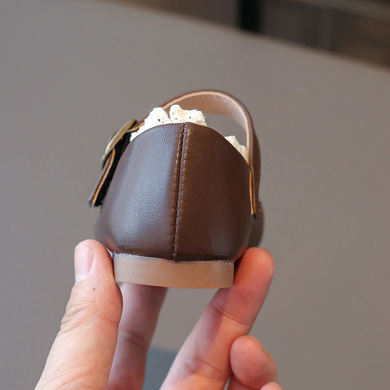 Girls Small Leather Shoes