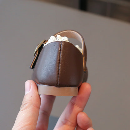 Girls Small Leather Shoes