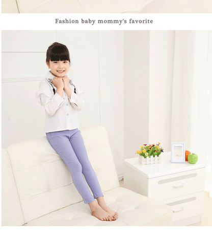 Girls' Stretch Slim-fit Leggings