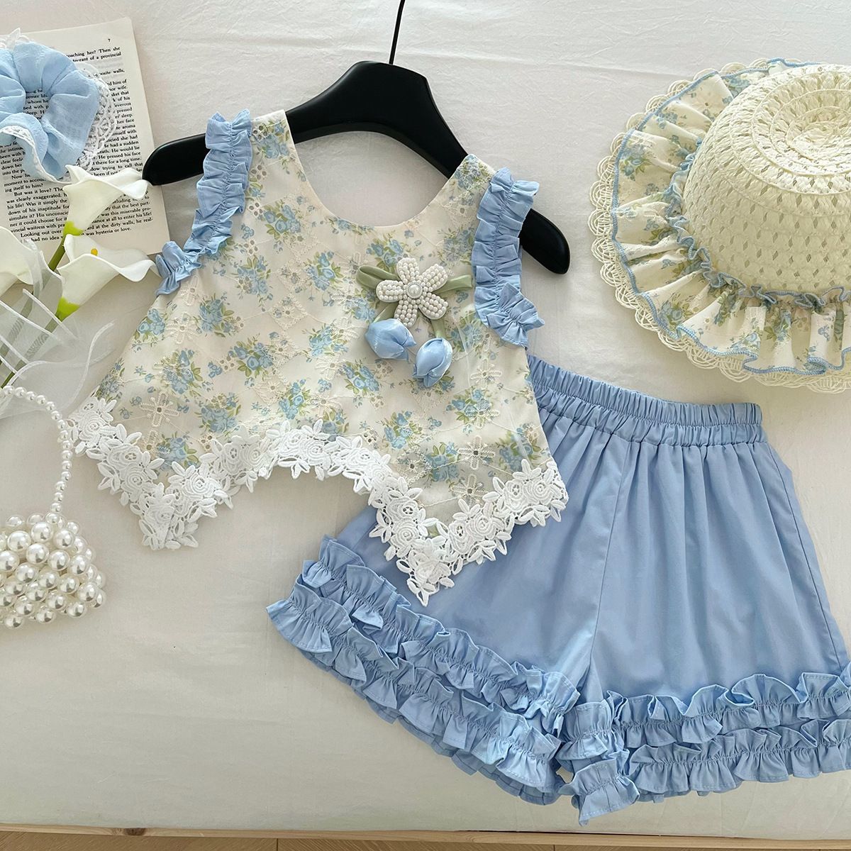Girls Summer Two-Piece Outfit