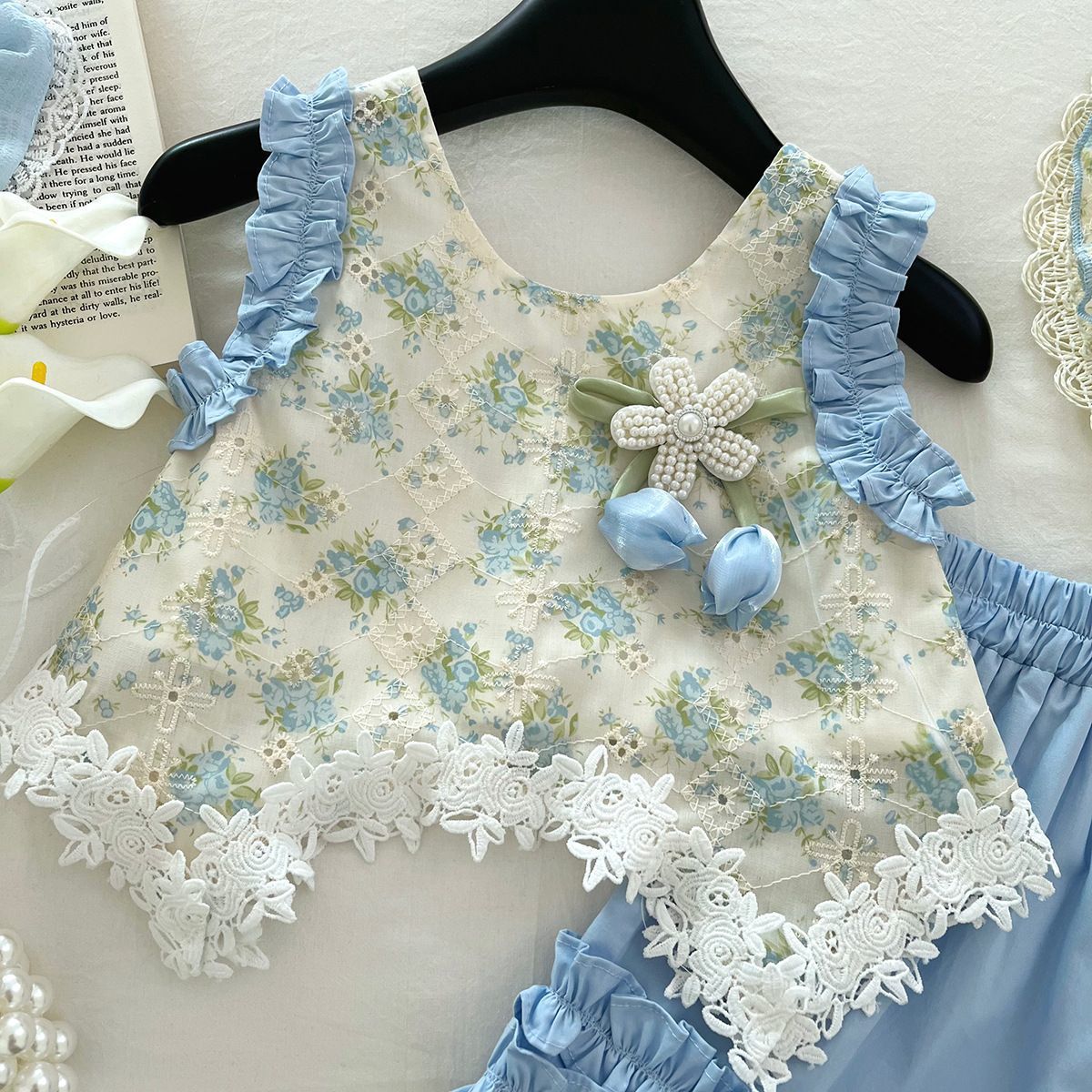 Girls Summer Two-Piece Outfit