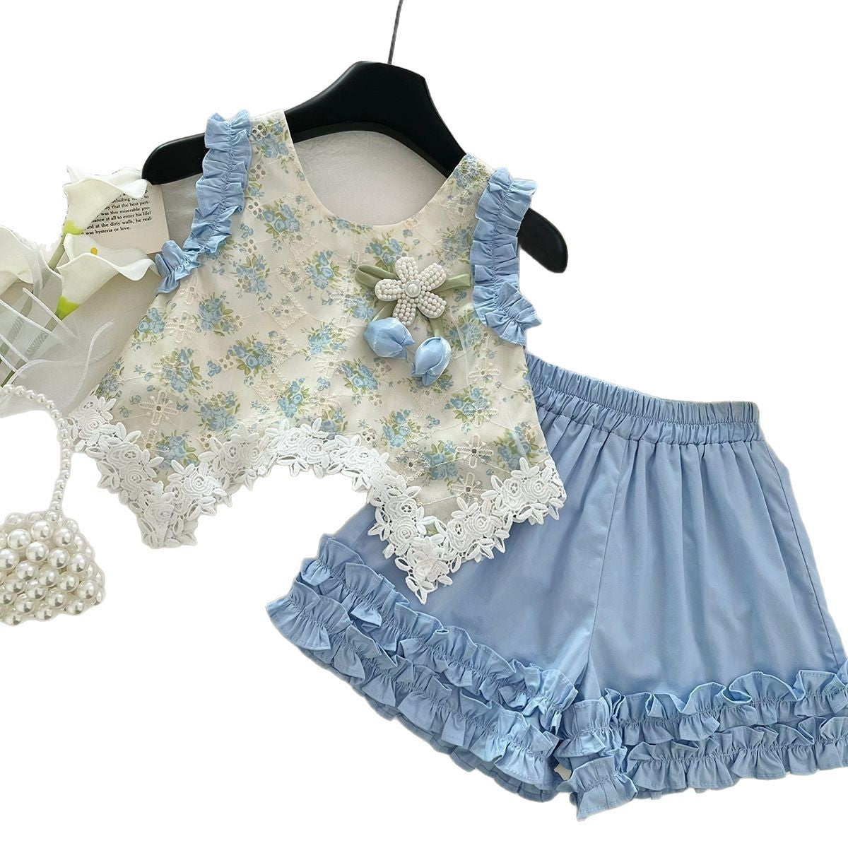 Girls Summer Two-Piece Outfit