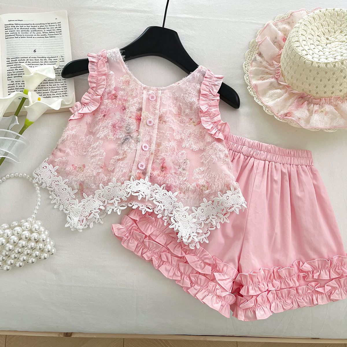 Girls Summer Two-Piece Outfit