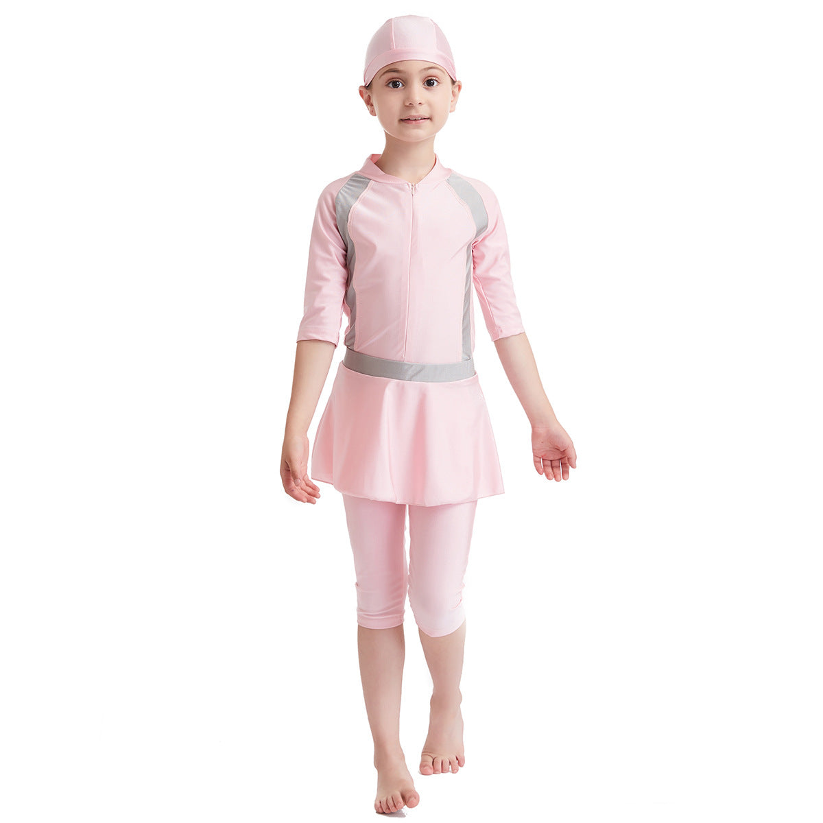 Girls' swimming suit set of three pieces