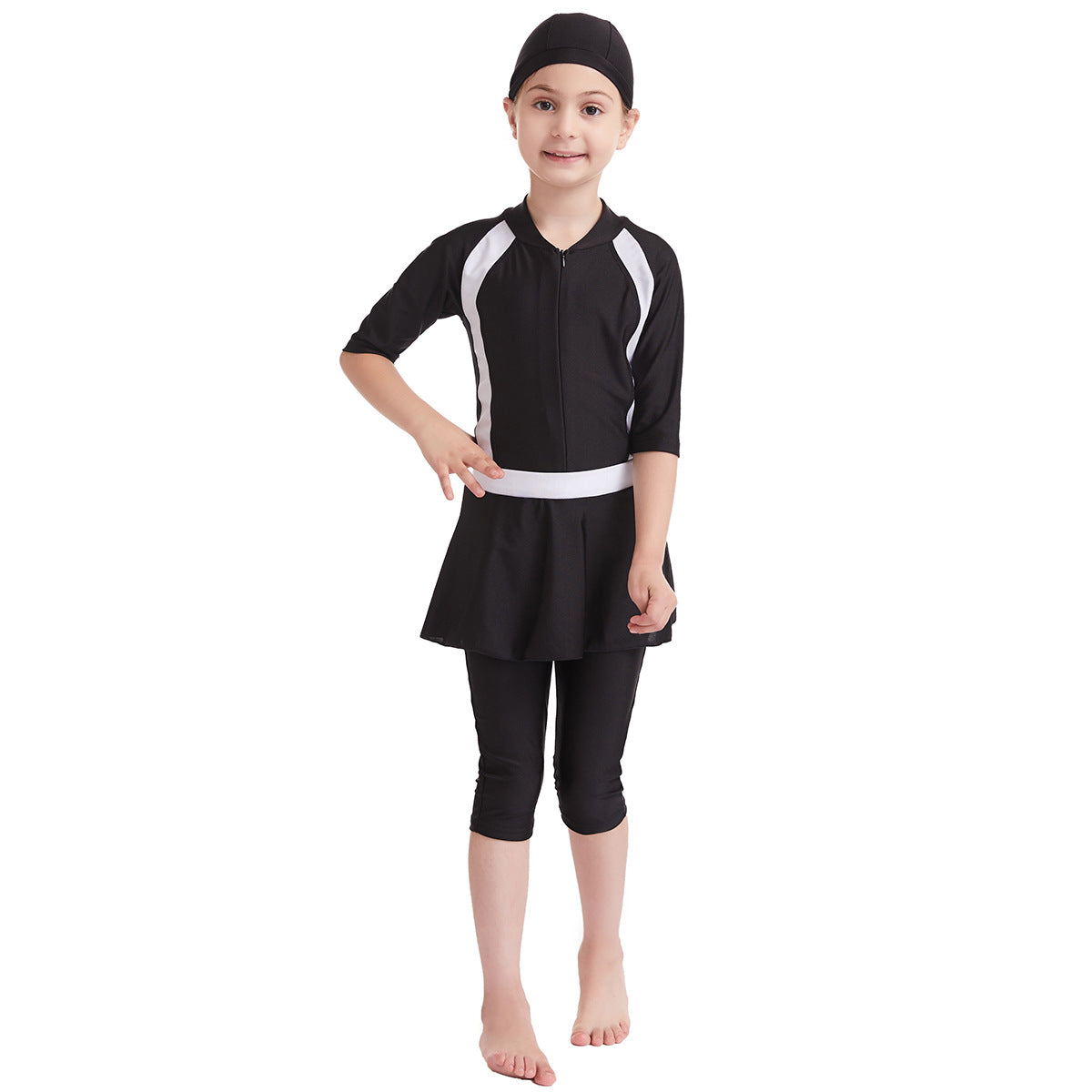 Girls' swimming suit set of three pieces