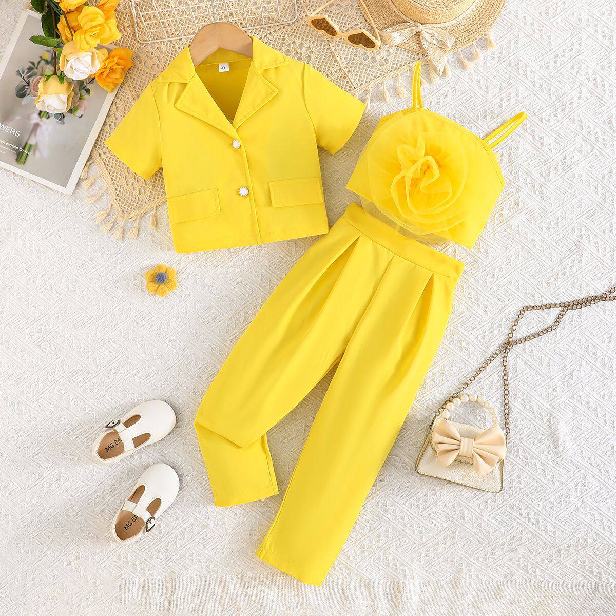 Girls Three-Piece Blazer
