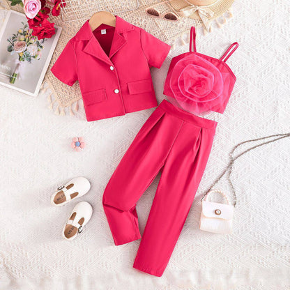 Girls Three-Piece Blazer