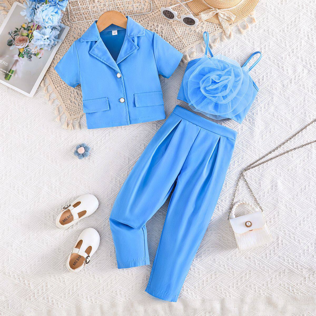 Girls Three-Piece Blazer