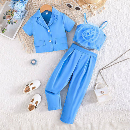 Girls Three-Piece Blazer