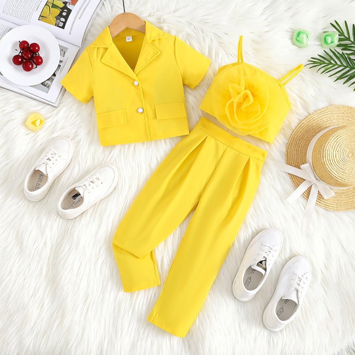 Girls Three-Piece Blazer