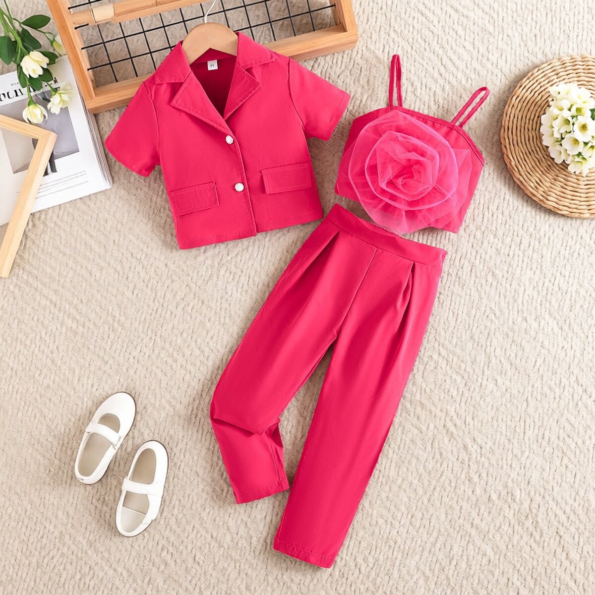 Girls Three-Piece Blazer