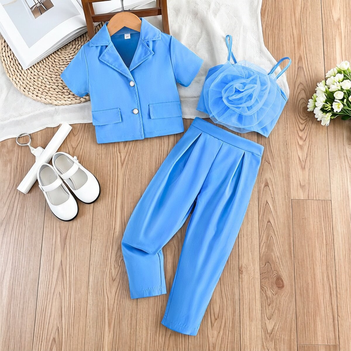 Girls Three-Piece Blazer