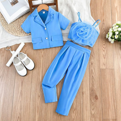 Girls Three-Piece Blazer