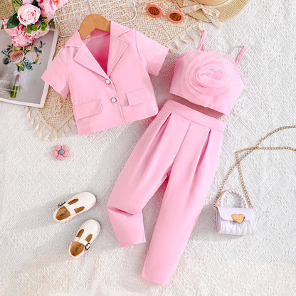 Girls Three-Piece Blazer