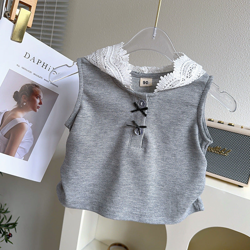 Girls' Vest suit
