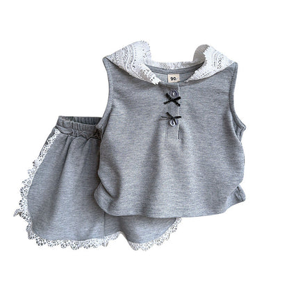 Girls' Vest suit