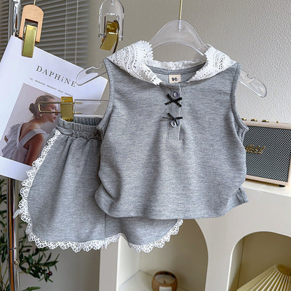 Girls' Vest suit