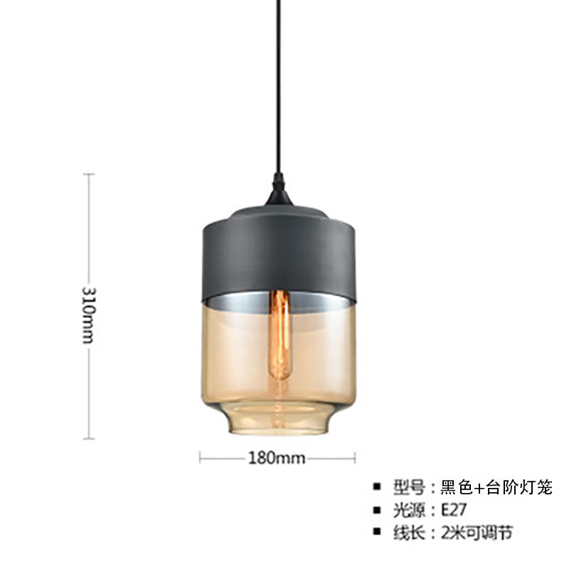 Glass ball chandelier