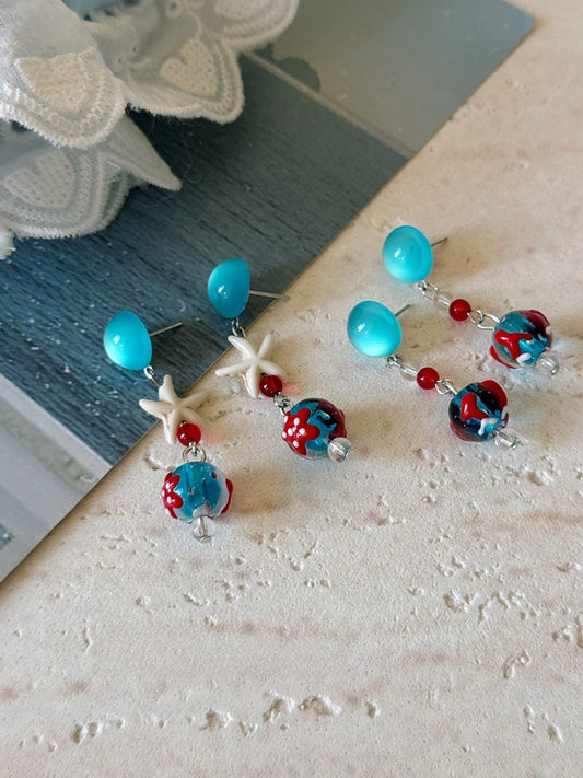 Glass Bead Earrings