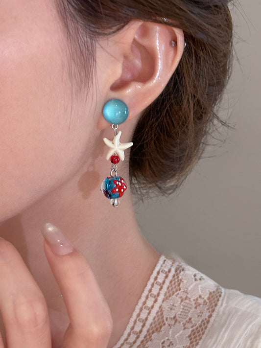 Glass Bead Earrings