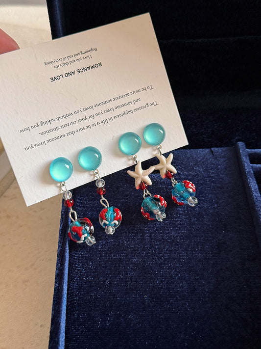 Glass Bead Earrings