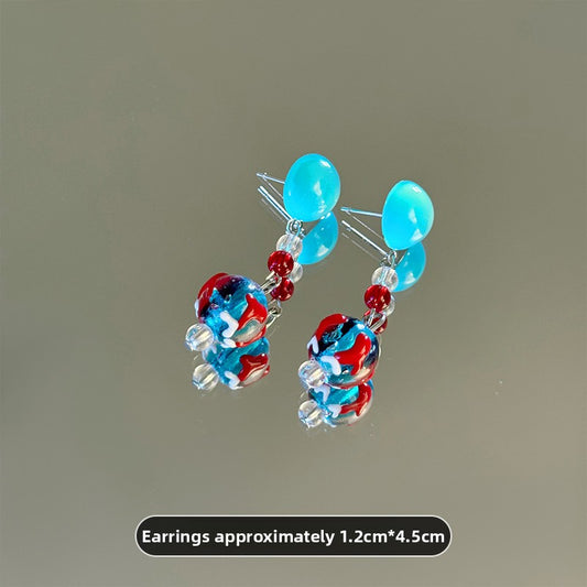 Glass Bead Earrings