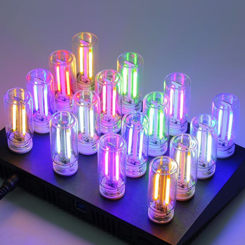 Glass bottle night light