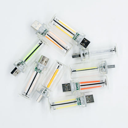 Glass bottle night light