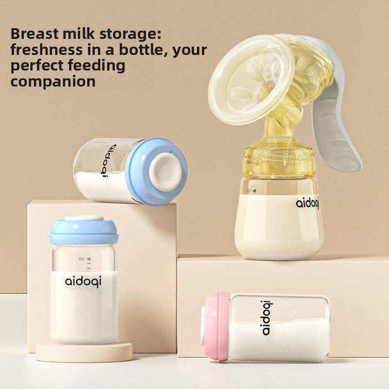 Glass Breast Milk Storage Bottle