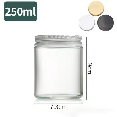 Glass candlestick