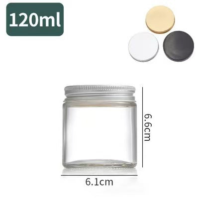 Glass candlestick