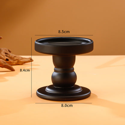 Glass Candlestick Holder