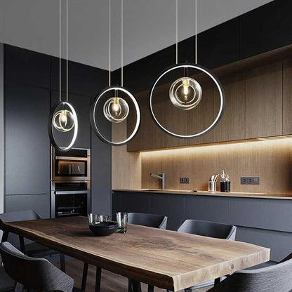 Glass Chandelier Lamp