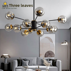 6-head black-gold ash shade