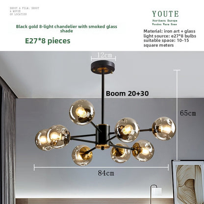 Glass Chandelier Light